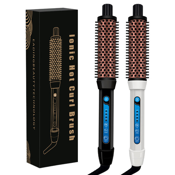New  hot-selling perm curling iron straight roll dual-purpose large roll inner buckle bangs perm iron hot air comb