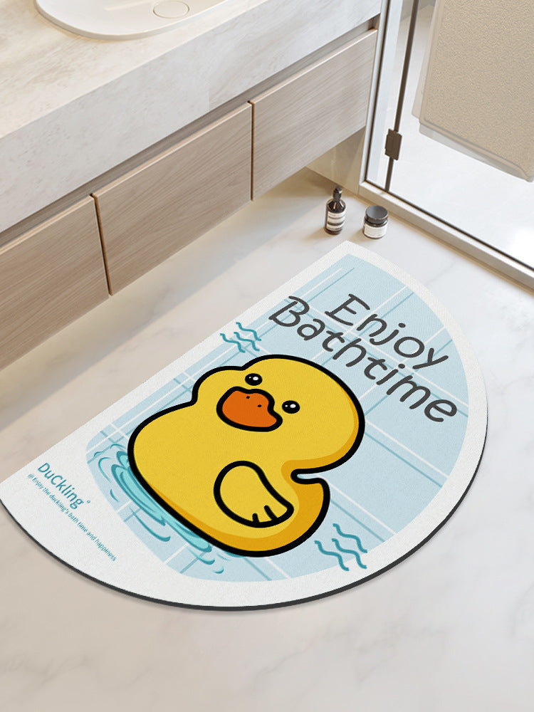 Distribute diatom mud absorbent mat bathroom floor mat toilet bathroom door step foot bath non-slipfor home