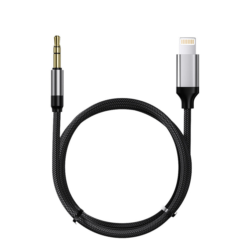 aux audio cable Car audio box 3.5 plug in computer typec output conversion Car playback earphone adapter cable