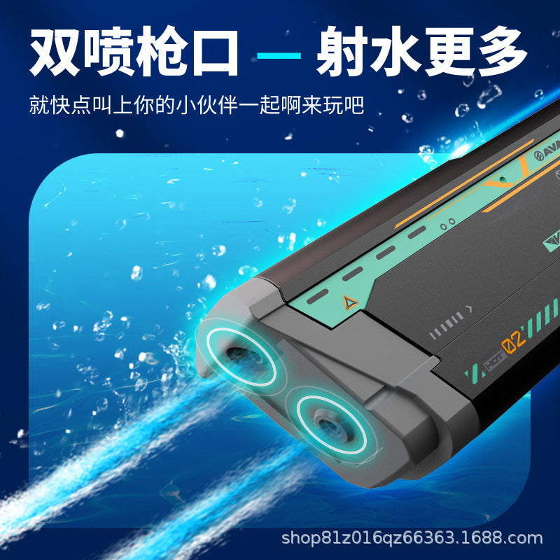 electric burst water gun kids toy double water spray water fight water gun high pressure large capacity ultra long range