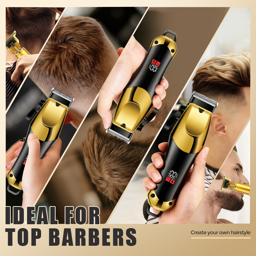 new arrival hairdressing machine suit oil head engraving digital display hairdressing clipper suit electric clipper clipper
