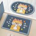 Bathroom floor mat, quick-drying, non-slip bath mat, dirt-resistant, washroom foot mat, bathroom absorbent mat, entryway doormat