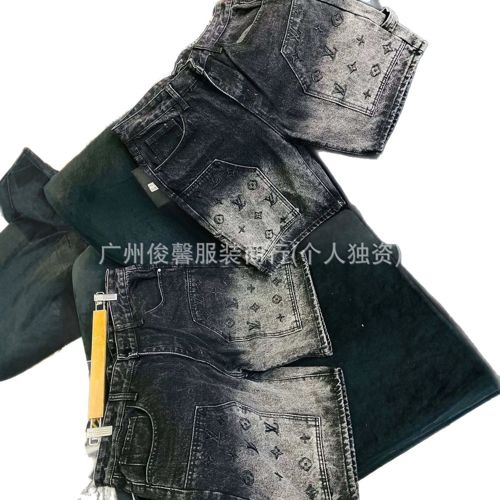 Men's jeans shorts wholesalenew arrivalmenjeans shorts half length pantsin stock wholesale