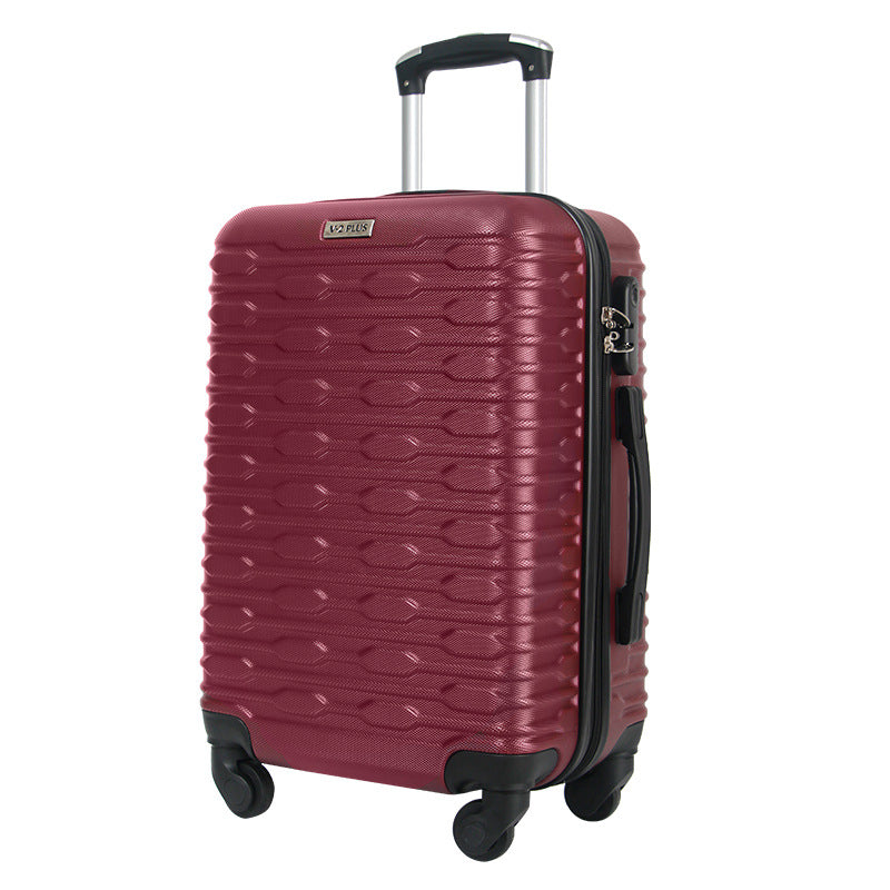 Cross-border special supply of ABS set trolley case, gift travel password box, waterproof and strong universal wheel boarding case factory