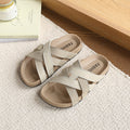 Boys' cork sandals - new summer open-toe kids' shoes - indoor/outdoor soft sole sandals - big & tall boys' flip-flops