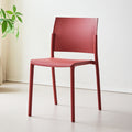 Nordic plastic chair dining table chair with armrests backrest stool restaurant commercial dining chair casual modern high backrest