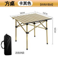 Outdoor foldable portable egg roll table camping table and chair picnic camping table and chair suit combination can be stored