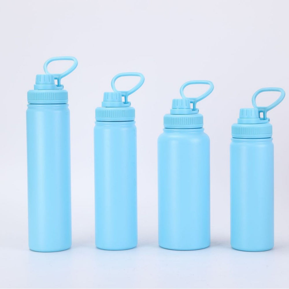 Wholesale cross-border 304 stainless steel insulated tumblers: solid color outdoor space flask, high-value, large capacity insulated cup - customization available