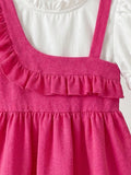 summer cross-border e-commerce textured knit patchwork a-line princess dress