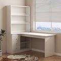 Corner desk bookshelf all-in-one desktop office computer desk bedroom bookcase combination student study table with drawers