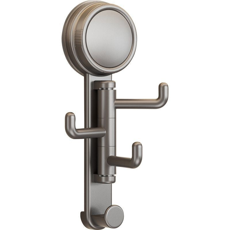 Suction cup hook rotate punch-free strong load-bearing entrance hat storage bracelet key pendant bathroom storage rack