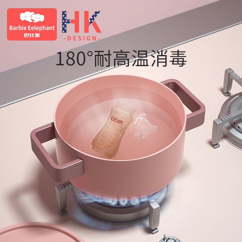 Ppsu wide-diameter inverted baby bottle newborn baby anti-colic and anti-choking small imitation breast milk resistant to falling baby bottle
