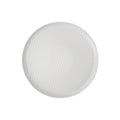 Modern minimalist ceramic steak plate for western cuisine, restaurant, and hotel use - white round porcelain plate, pure white home-use cold dish plate, dinner plate