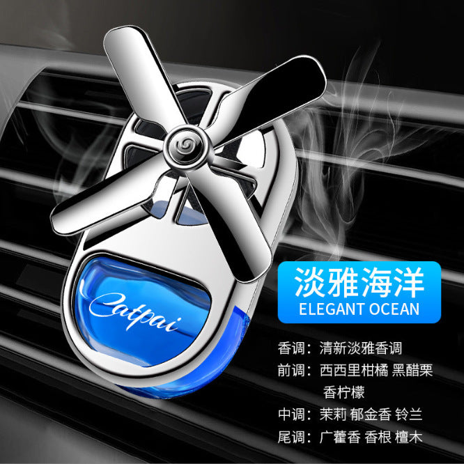 Car vent clip aromatherapy four-leaf clover perfume - light fragrance, car interior air freshener, odor eliminator, creative ornament, long-lasting