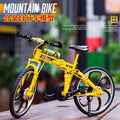 Export-specific 1:8 scale alloy bicycle model - mini foldable alloy mountain bike toy ornament