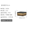 Outdoor solar fence post lights - modern minimalist waterproof lighting for home, villa, and gate pillars