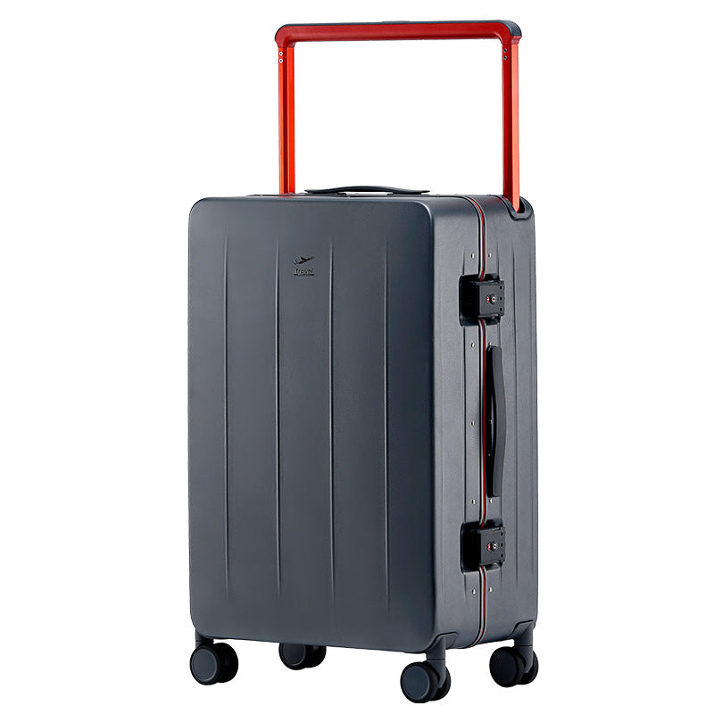 2024 new suitcase 24-inch wide trolley case anti-drop 20-inch boarding case narrow frame travel bag password box