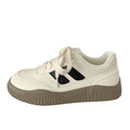 American-style sneakers, niche and trendy, round-toe, new spring 2025 women's shoes, versatile, student casual athletic white sneakers