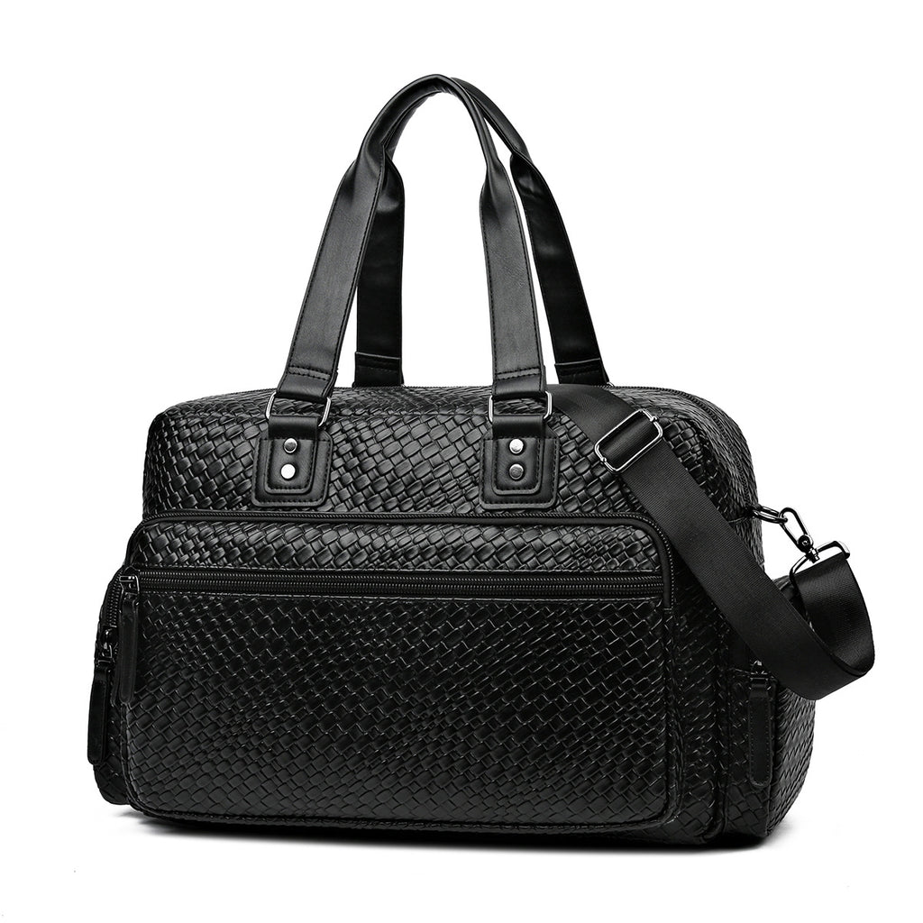 New men's fashionable and simple shoulder bag large-capacity business commuter handbag casual trend wear-resistant travel bag