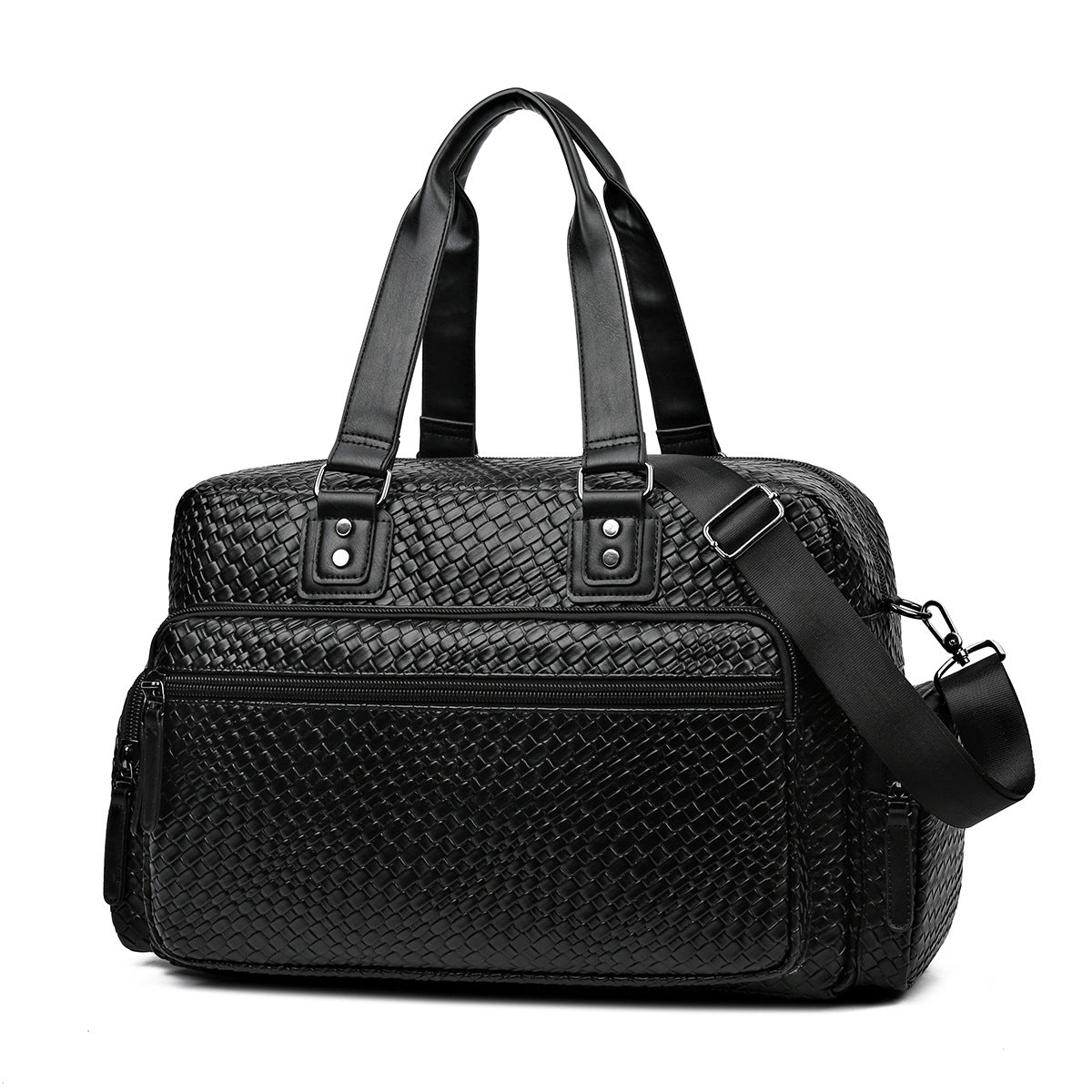 New men's fashionable and simple shoulder bag large-capacity business commuter handbag casual trend wear-resistant travel bag