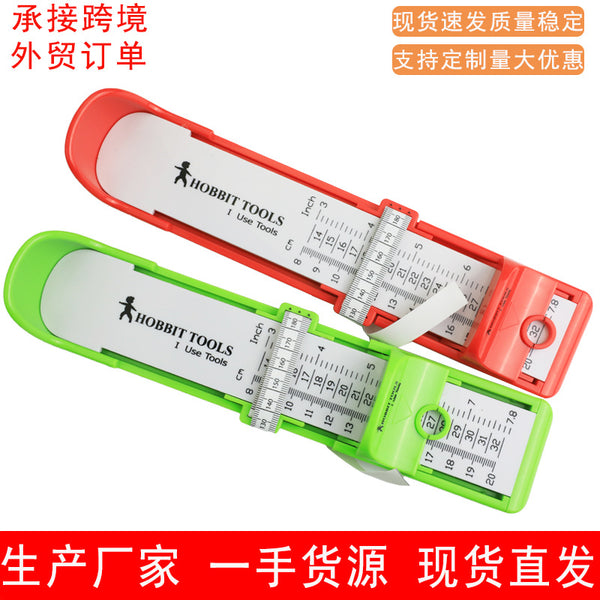 0-20CM Children's foot measuring device Baby foot length Shoes inner long foot size measuring instrument Household foot measuring device