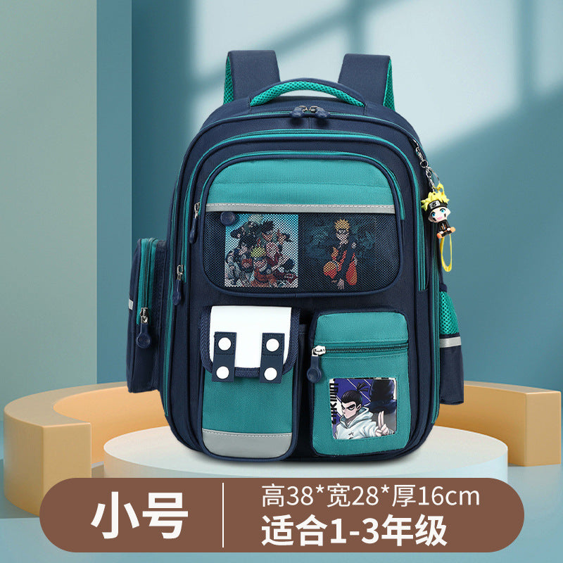 capibala school bag for primary school students, boys in grades 1-3 to 6, large capacity cute capybara stain-resistant backpack