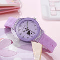 Ins candy color student watch with diamond small watch for girls, middle school student, high school student, girl quartz watch