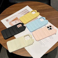 3d cat ear striped case for apple 17 pro max iphone 16 - large hole side cat paw soft case