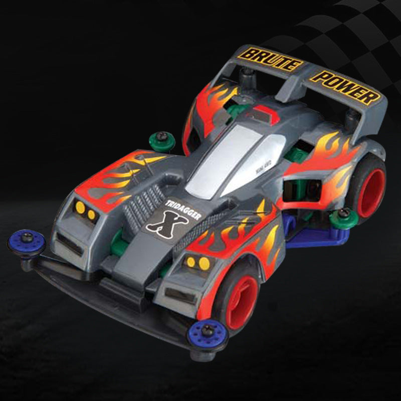 New arrival childhood four-wheel drive model whirlwind charge spider king racing kids boys assemble toys birthday gift