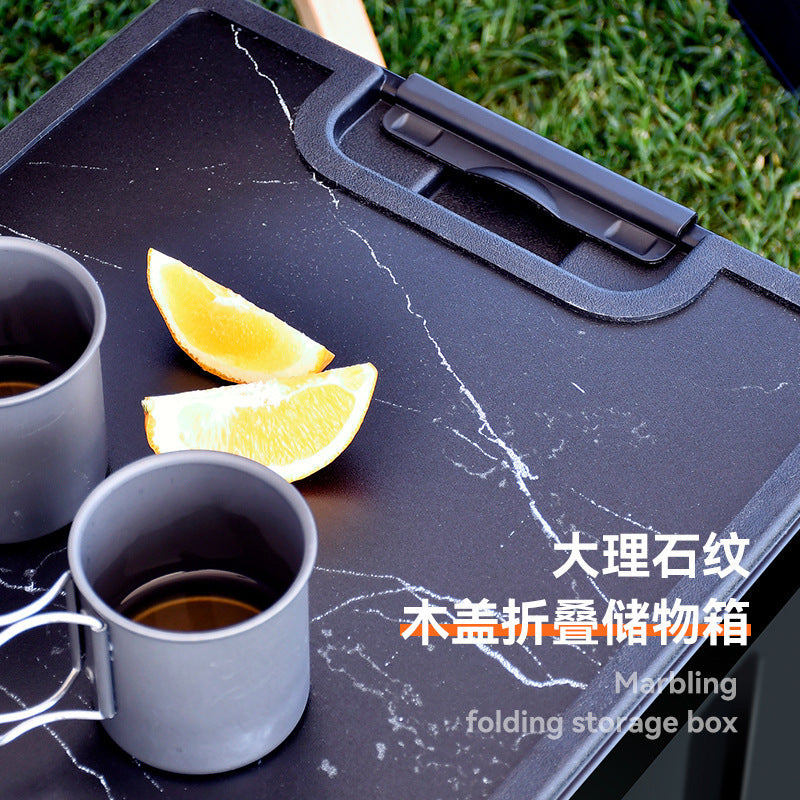 Spot free shipping repurchase outdoor camping outing car trunk multi-functional finishing box car bedside storage