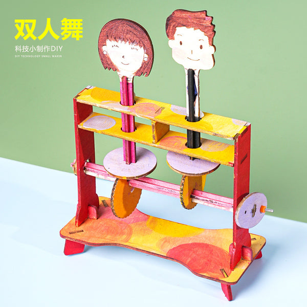 Technology handmade duet dancing villain children science experiment DIY material steam maker invention