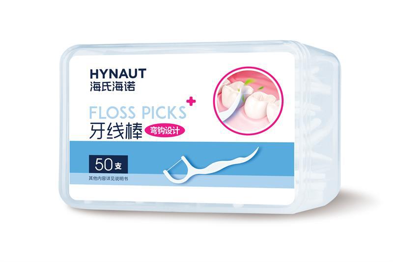 Haishi Hainuo floss stick single pack portable family pack slippery ultra-fine toothpick floss floss household box