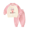 Kids' cartoon two-piece outfit: long-sleeve top and pants set - casual, autumn new arrivals for toddlers
