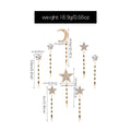 Wholesale rhinestone star hair clips - european & american style cross-border jewelry - versatile new year's bridesmaid moon bobby pin hair clip set for women
