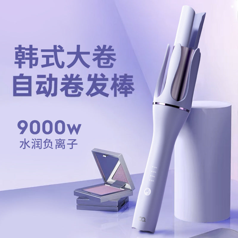 Automatic hair curler - rotating curling iron for big waves & effortless curls - perfect for dorm use