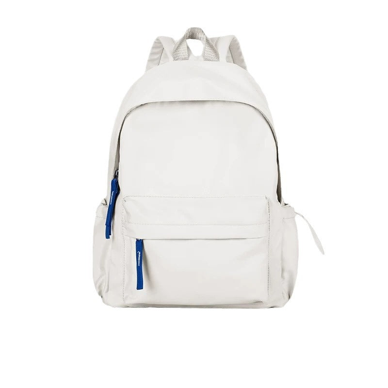Campus ins japanese style soft girl school bag female k-stylepure coloreasiest for matchgirl backpack middle school student college student backpack