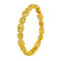 Wholesale middle eastern women's floral hollow-out design bangle dubai gold-plated luxury bracelet