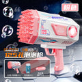 2025 new cross-border bubble machine - kids' handheld electric gatling bubble gun with 125 bubbles - trendy toy for girls