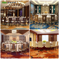 Hotel lobby carpet, 1000g nylon, fire-retardant, thickened area rug for banquet halls, restaurants, conference rooms, and reception areas