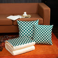 Convertible throw pillow blanket - car, office, nap, foldable backrest cushion, air conditioning quilt - chinese floral design