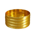 Middle eastern dubai plain bangle 18k color retention arabic african ethiopian bridal bangle gift