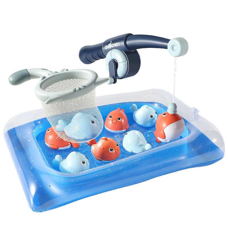 Kids' fishing toy set - magnetic fishing rod with realistic fish - educational toy for toddlers and preschoolers - perfect for summer water play - ages 3+