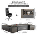 2.0m luxurious double cabinet + boss chair + 2.0m bookcase