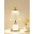 Crystal table lamp - bedroom bedside light, modern luxury touch control, new high-end style, instagrammable girly ambiance, small bedside table lamp