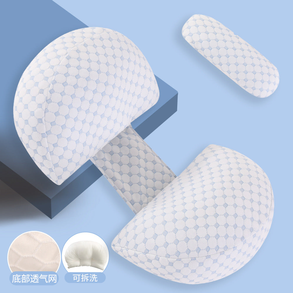 Pregnancy pillow - multi-functional support for side sleepers: u-shaped pillow for back, waist, and belly support - perfect for relaxation and comfort