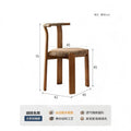 Zita dining chair - vintage solid wood dining chair, 5 new light luxury high-end designer ash wood french dining chair