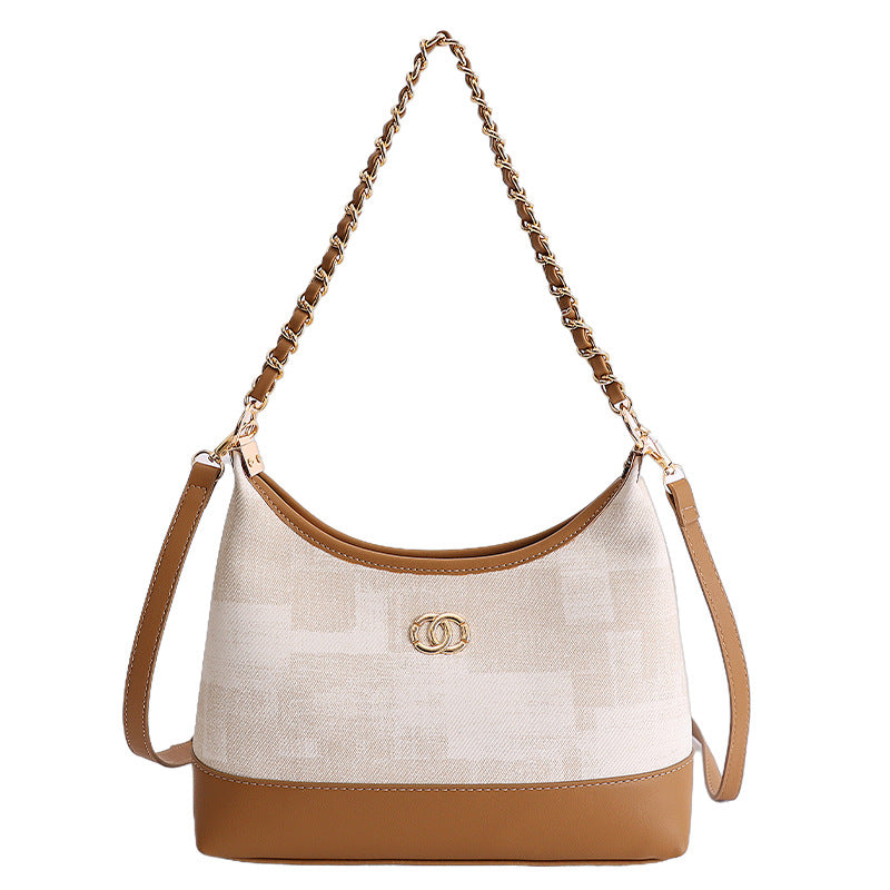Korean style chanel-inspired handbag - women's chain shoulder bag - new fashion gradient commuter bag