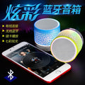 Cracked a9 wireless bluetooth speaker - iron horn stereo sound, outdoor mini portable, card slot, new bass gift box