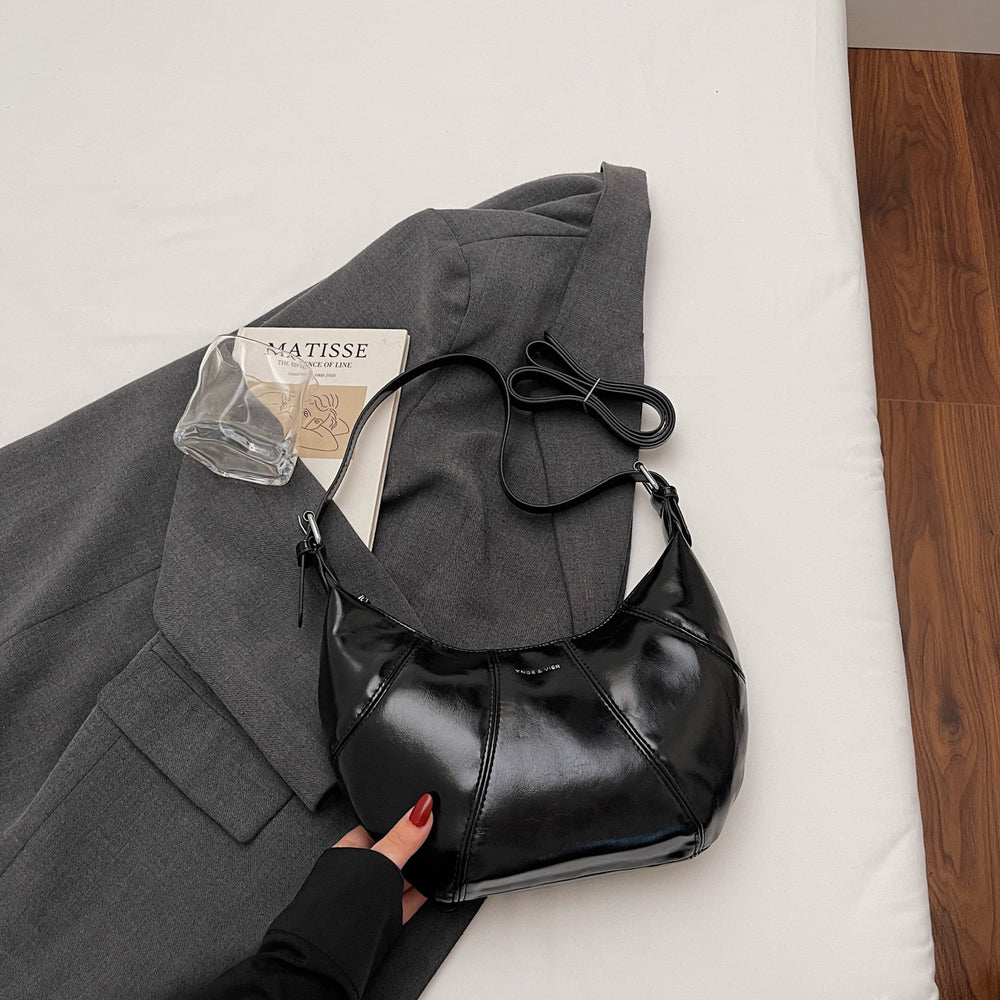 2025 new autumn/winter "maillard" style fashionable and versatile shoulder bag - commuter, niche design, crossbody bag, light luxury handbag
