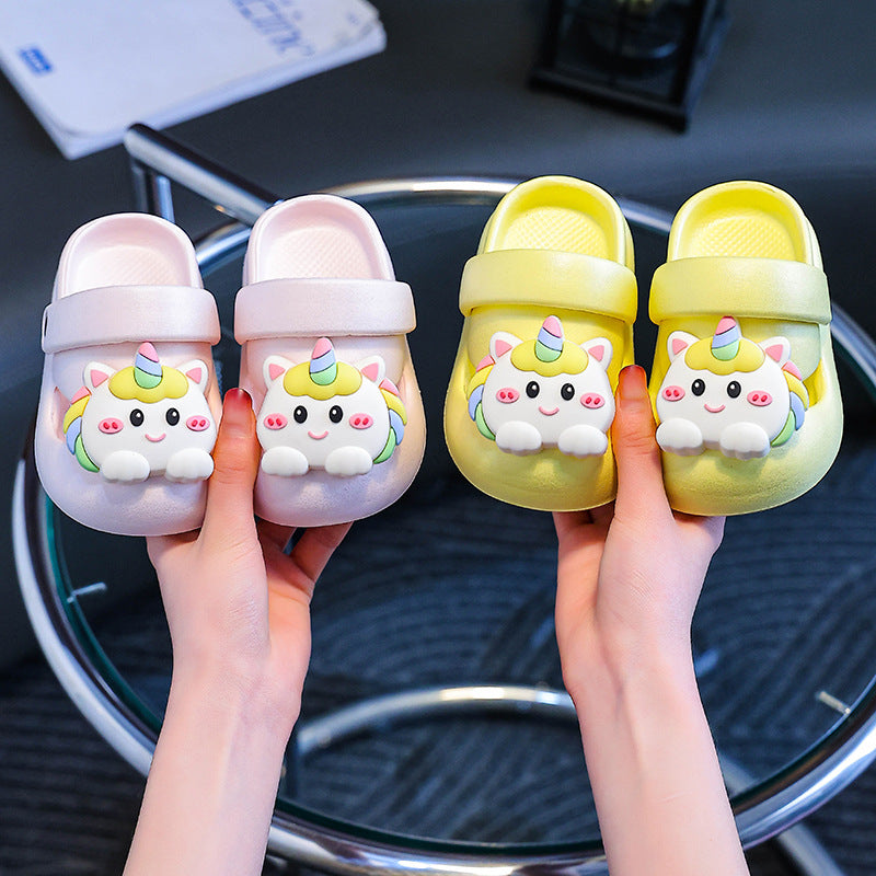 Girls' summer baby sandals infant toddler clogs beach shoes outdoor indoor slippers